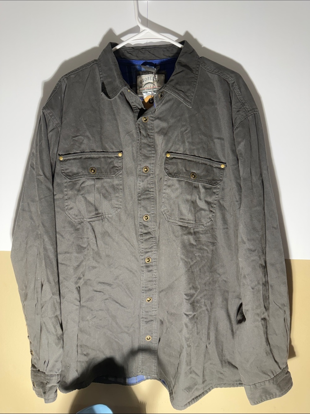 Globe Men's Gray Lightweight Shirt Jacket